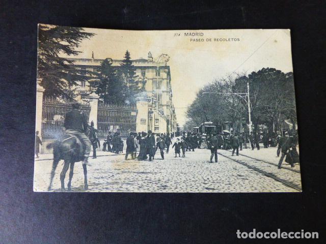 Postales: MADRID PASEO DE RECOLETOS - Foto 1