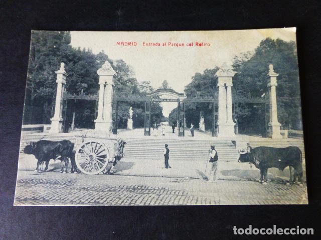 Postales: MADRID ENTRADA PARQUE DE EL RETIRO - Foto 1