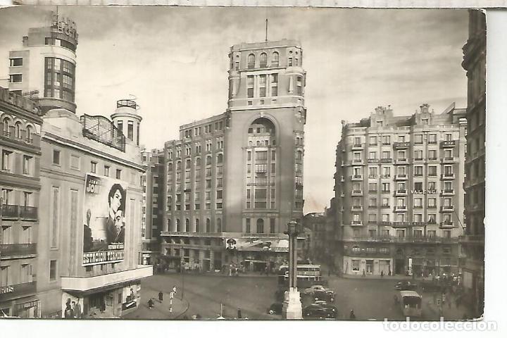 Postales: MADRID PLAZA DEL CALLAO ESCRITA - Foto 1