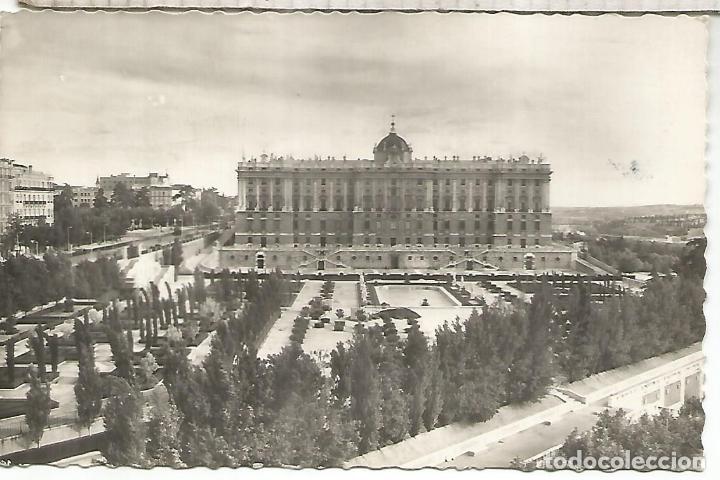 Postales: MADRID PALACIO REAL ESCRITA - Foto 1