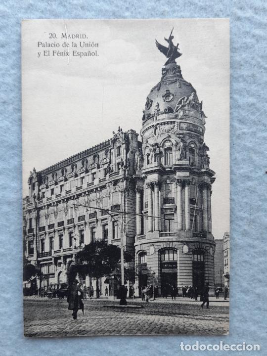 Postales: Madrid. Palacio de La Uni&oacute;n y El F&eacute;nix Espa&ntilde;ol. - Foto 1