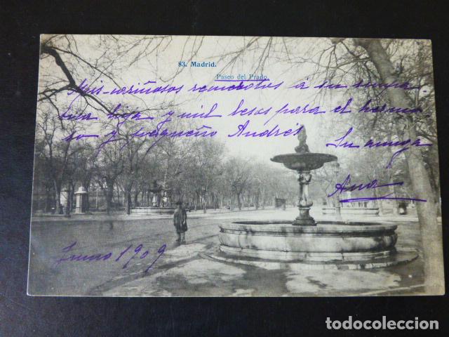 Postales: MADRID PASEO DEL PRADO - Foto 1
