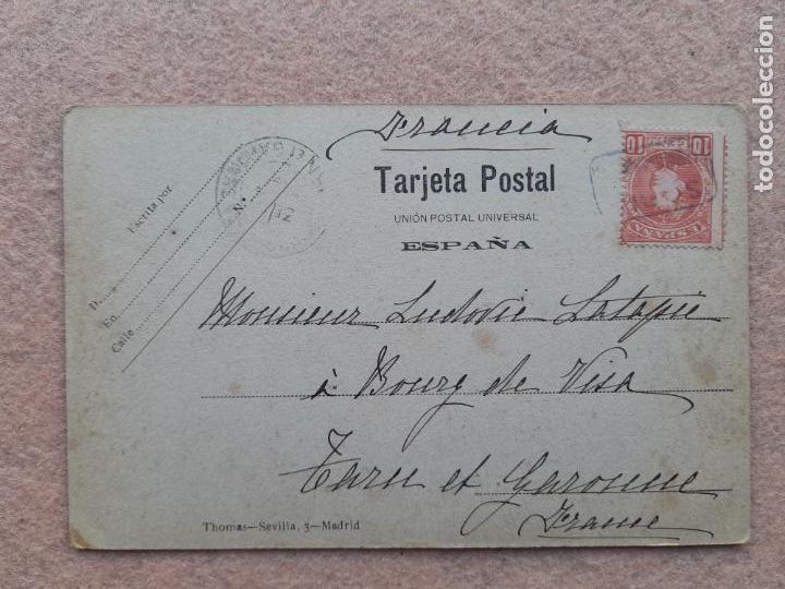 Postales: Madrid. Calle Castelar. Escrita en 1903 - Foto 2