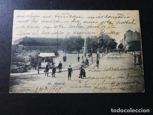 Postales: MADRID CALLE DE FERRAZ - Foto 1