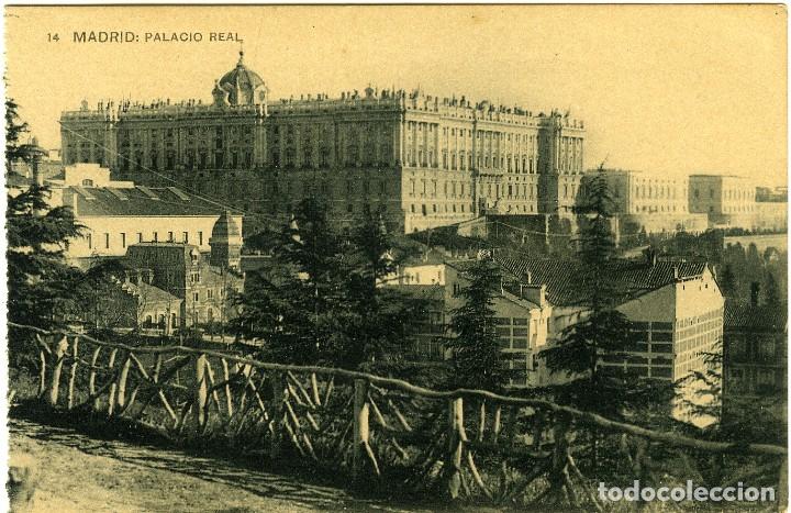 Postales: N&ordm; 14-MADRID. Palacio Real. Sin circular. ED. FOTOTIPIA hAUSER Y MENET