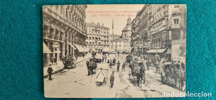Postkarten: POSTAL MADRID (1910s) CALLE SEVILLA (FOTOTIPIA C.A.y L.)