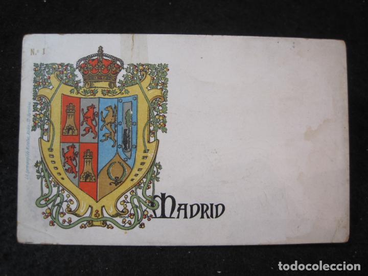 Postales: MADRID-ESCUDO-REVERSO SIN DIVIDIR-POSTAL ANTIGUA-(86.618)