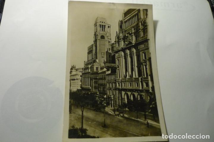 Cartes Postales: postal madrid.-calle alcala y bellas artes.-escrita cm