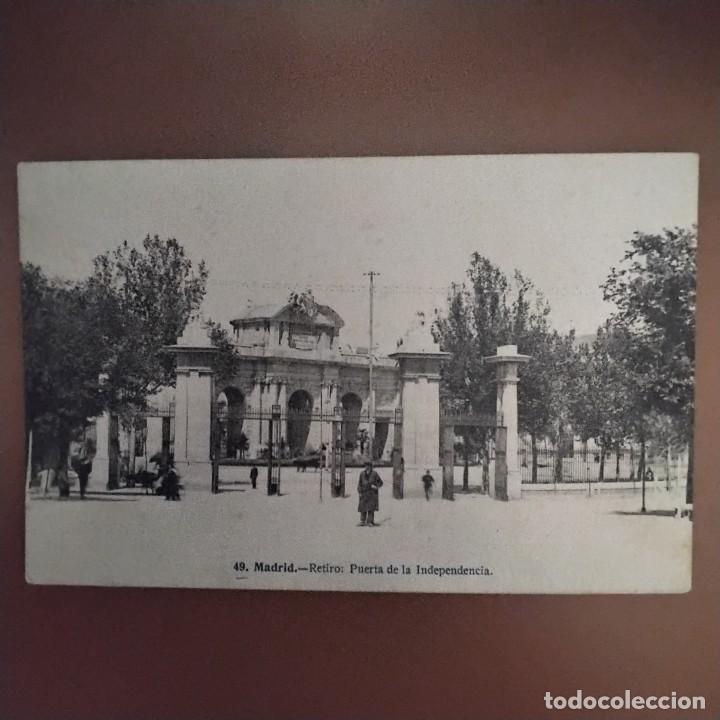 Postkarten: N&deg; 6163 POSTAL MADRID_RETIRO PUERTA DE LA INDEPENDENCIA