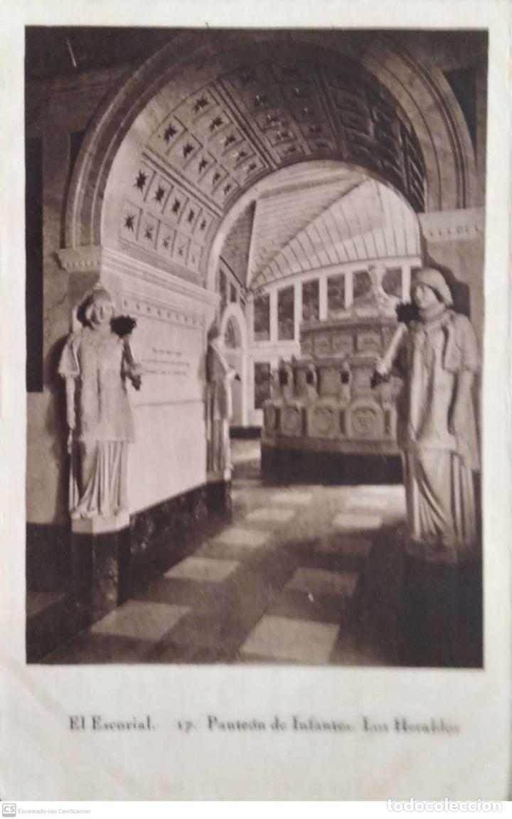 Cartes Postales: El Escorial. 17 Pante&oacute;n de Infantes. Los Heraldos. Hauser y Menet.