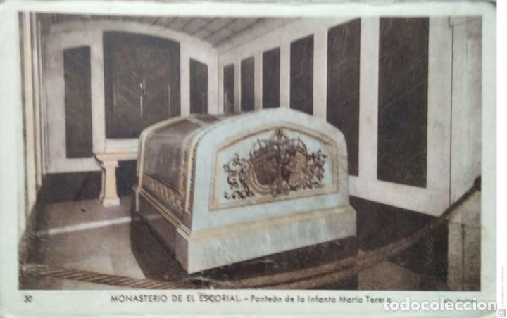 Cartes Postales: Monasterio de El Escorial. Pante&oacute;n de la Infanta Mar&iacute;a Teresa. Ed. Arribas. Nueva. Blanco/Negro