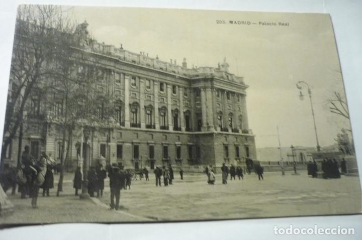 Postales: POSTAL CIRCULADA MADRID PALACIO REAL - Foto 1