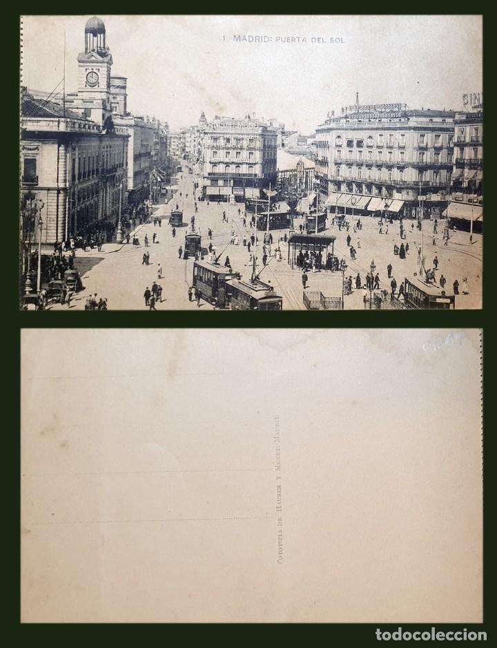 Postales: MADRID - SPAIN - PUERTA DEL SOL - Old postcard - X - Foto 1