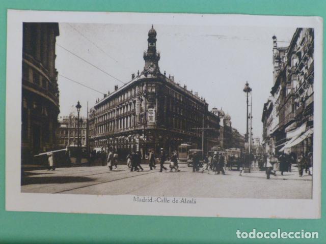 Postales: MADRID CALLE DE ALCALA - Foto 1