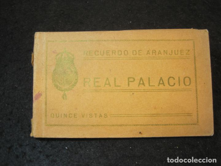 Postales: ARANJUEZ-REAL PALACIO-BLOC CON 15 POSTALES ANTIGUAS-GRAFOS-VER FOTOS-(89.360)