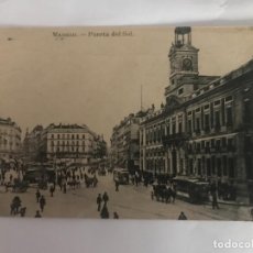 Postales: MADRID, POSTAL ANIMADA - PUERTA DEL SOL. FOTOTIPIA J. LACOSTE - CIRCULADA 1920