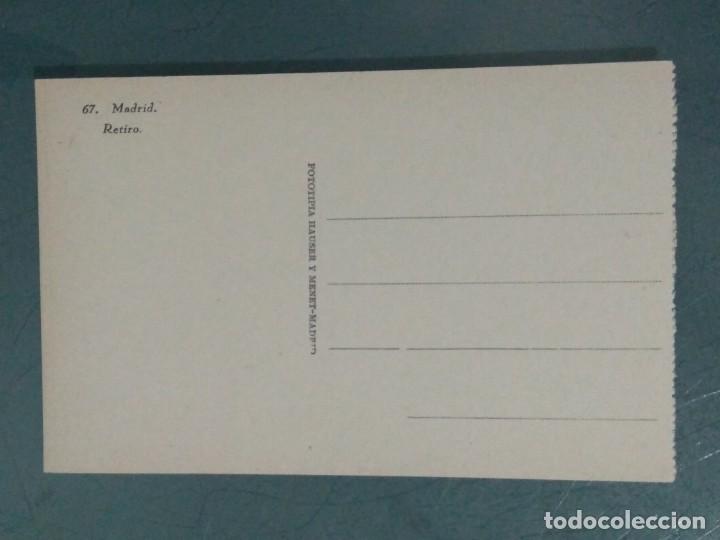 Postales: POSTAL 67 MADRID - RETIRO. - Foto 2