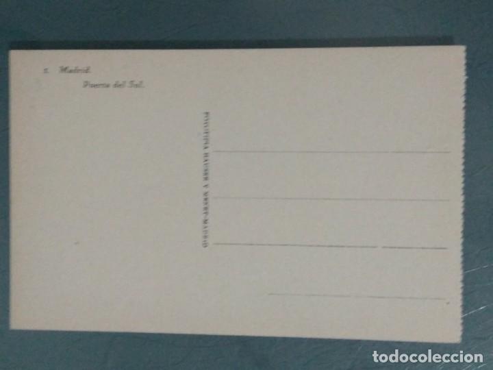 Postales: POSTAL 1 MADRID - PUERTA DEL SOL. - Foto 2