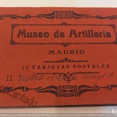 Postales: MUSEO DE ARTILLERIA MADRID. BLOC 12 TARJETAS POSTALES HAUSER & MENET. Lote 320631923