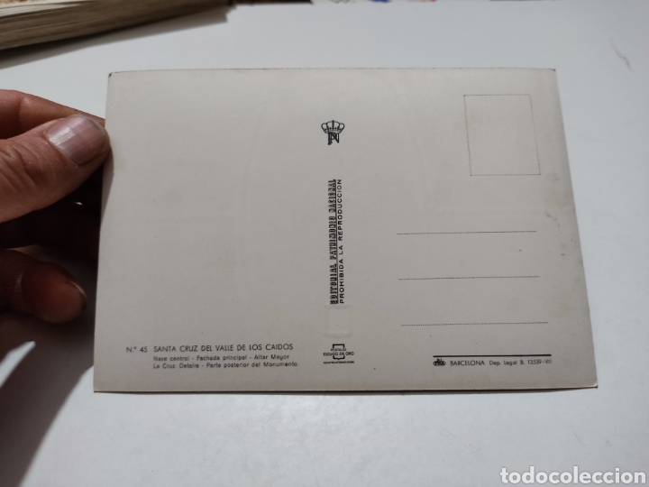 Postales: Postal recuerdo del valle de los ca&iacute;dos - Foto 2