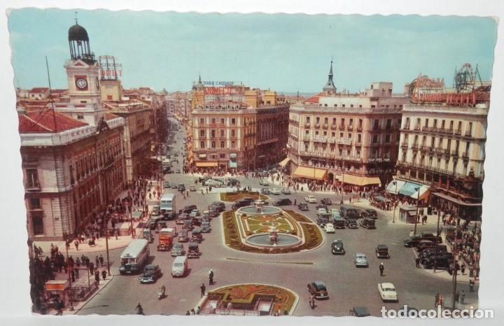 Postales: TARJETA POSTAL -PUERTA DEL SOL MADRID - Foto 1