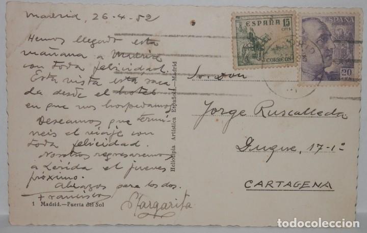 Postales: TARJETA POSTAL - MADRID PURTA DEL SOL - Foto 2