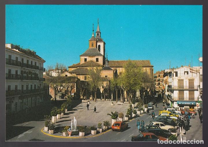 Cartoline: Arganda del Rey. *Plaza de la Constituci&oacute;n* Ed. Com. Aragon&eacute;s n&ordm; 1. Escrita.