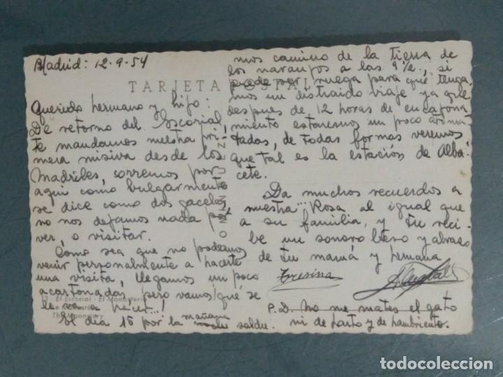 Postales: POSTAL MADRID - EL ESCORIAL. EL MONASTERIO. - Foto 2