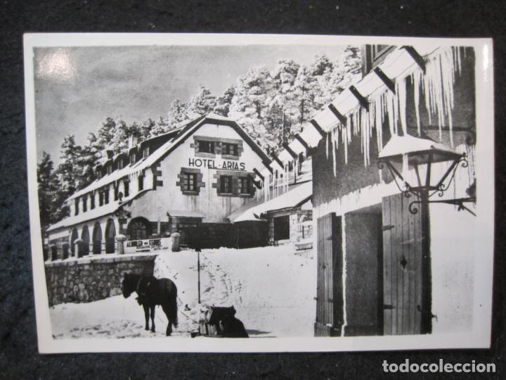 Postais: PUERTO DE NAVACERRADA-HOTEL ARIAS-FOTO MANRIQUE-13-POSTAL ANTIGUA-(90.868)