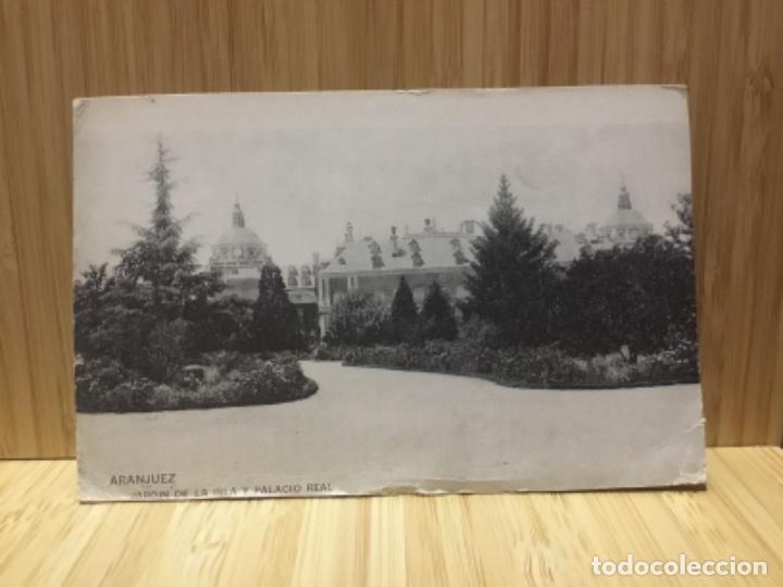 Postales: ARANJUEZ. JARD&Iacute;N DE LA ISLA Y PALACIO REAL. - Foto 1