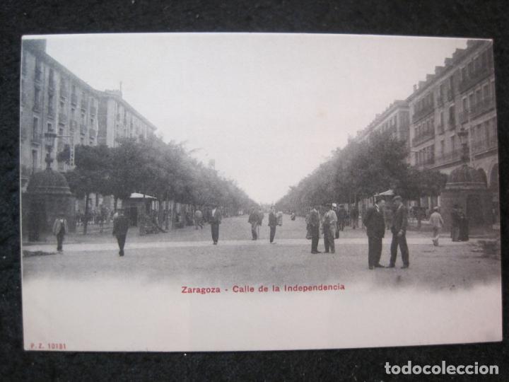 Postkarten: ZARAGOZA-CALLE DE LA INDEPENDENCIA-P.Z. 10131-POSTAL ANTIGUA-(91.188)