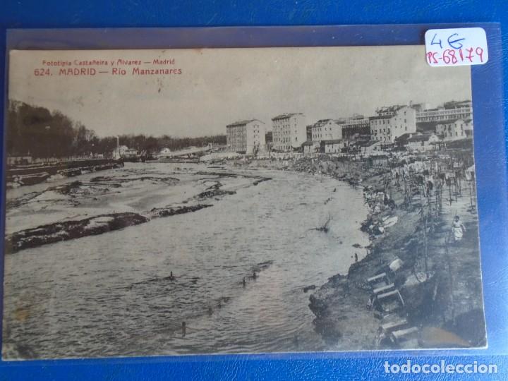 Postkarten: (PS-68179)POSTAL DE MADRID-RIO MANZANARES.FOTOTIPIA CASTA&Ntilde;EIRA Y ALVAREZ
