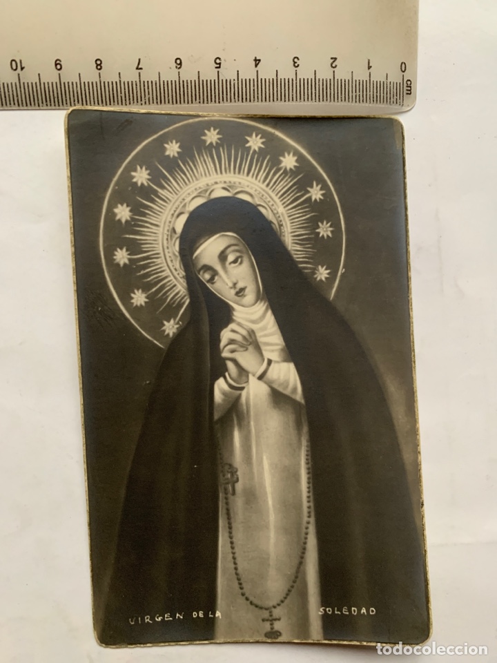 Cartoline: POSTAL. VIRGEN DE LA SOLEDAD. EDICION?. FECHA, 6 MARZO 1949.