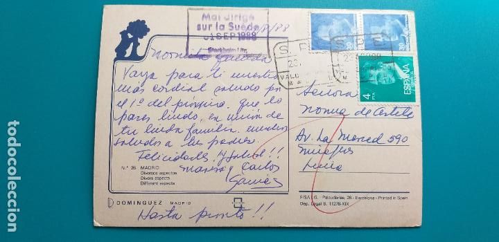 Postales: PLAYA DE Madrid. DIVERSOS ASPECTOS. CIRCULADA - Foto 2