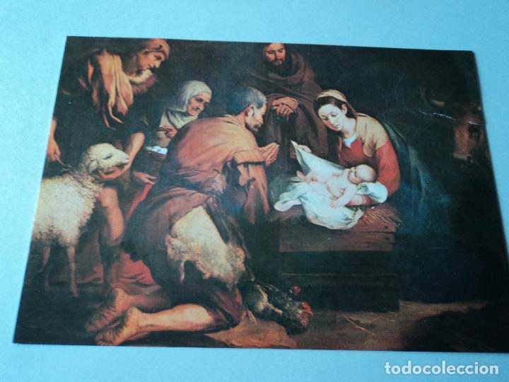 Cartes Postales: 18 MUSEO DEL PRADO LA ADORACION DE MURILLO, DESPEGADA DE ALBUM