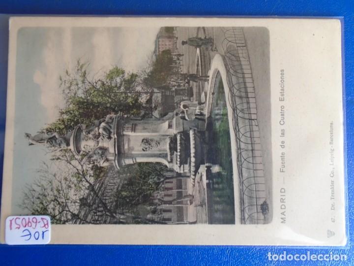 Postales: (PS-69051)POSTAL DE MADRID-FUENTE DE LAS CUATRO ESTACIONES.DR.TRENKLER