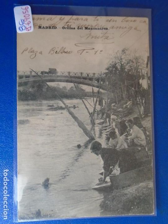 Postales: (PS-69056)POSTAL DE MADRID-ORILLAS DEL MANZANARES.GRAFOS