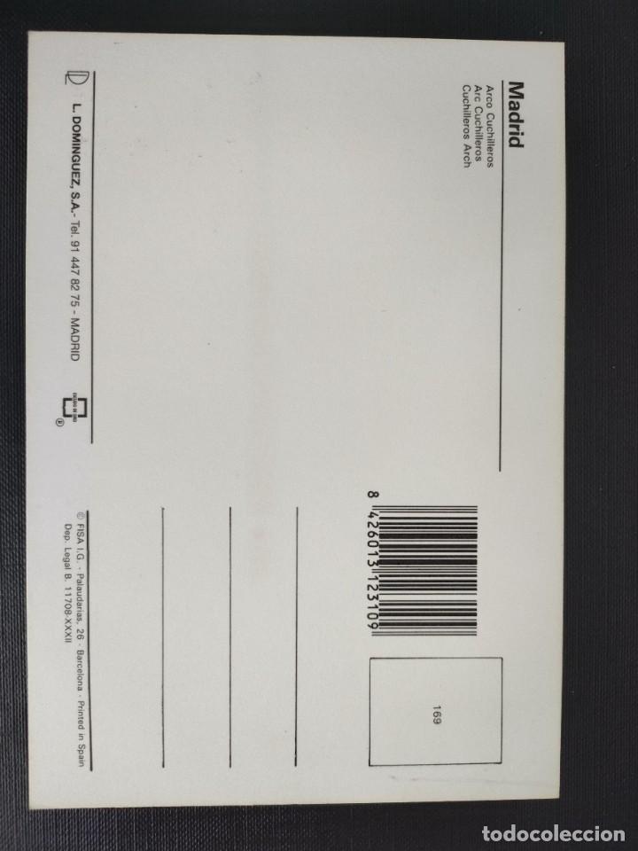 Postales: MADRID. ARCO DE CUCHILLEROS. POSTAL SIN CIRCULAR. - Foto 2