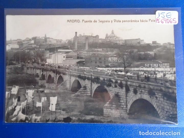 Postales: (PS-69065)POSTAL FOTOGRAFICA DE MADRID-.PUENTE DE SEGOVIA Y VISTA PANORAMICA HACIA PALACIO