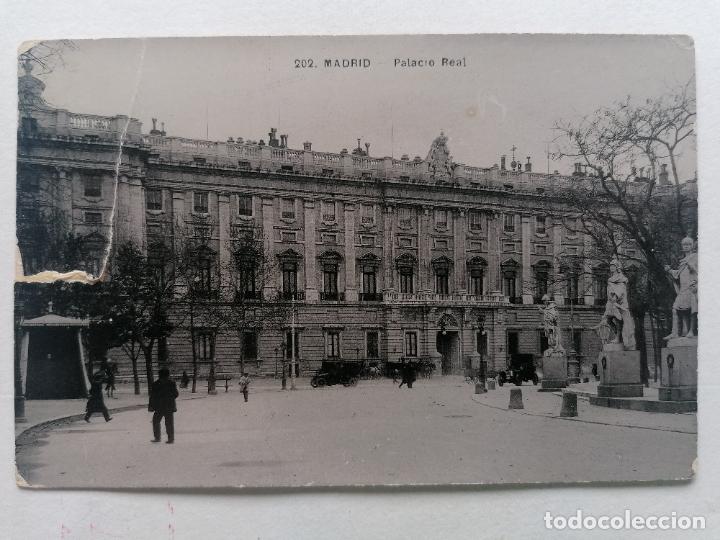 Postkarten: POSTAL MADRID, PALACIO REAL, N&ordm; 202, SIN CIRCULAR