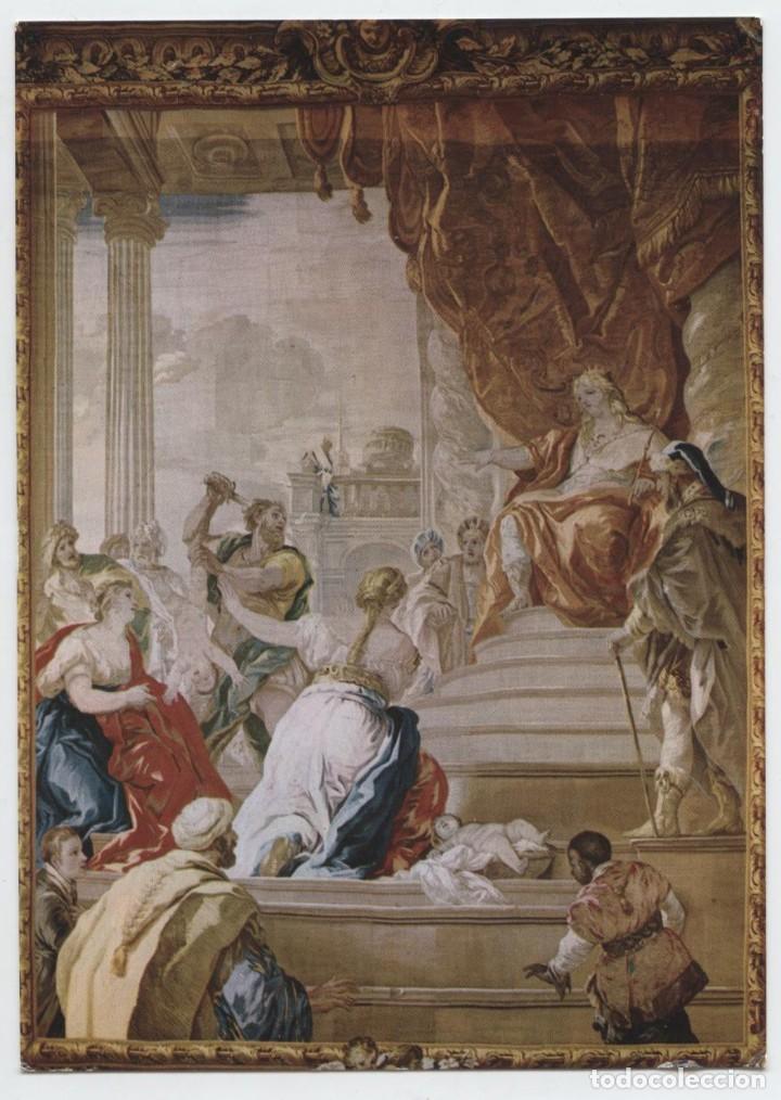 Postales: N&ordm; 58-MADRID. Palacio Real. El Juicio de Salom&oacute;n. Sin circular. ED. PATRIMONIO NACIONAL