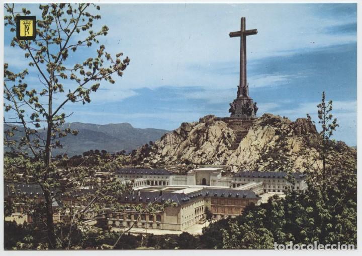 Postales: N&ordm; 38-MADRID. Santa Cruz del Valle de los Ca&iacute;dos. Fachada posterior. Sin circular. ED. PAT. NACIONAL