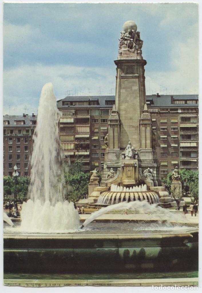 Postales: N&ordm; 114-MADRID. Plaza de Espa&ntilde;a. Sin circular. ED. BERGAS