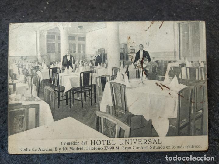 Postkarten: MADRID-COMEDOR DEL HOTEL UNIVERSAL-EDITOR FIDEL MESAS-POSTAL ANTIGUA ORIGINAL-(92.902)