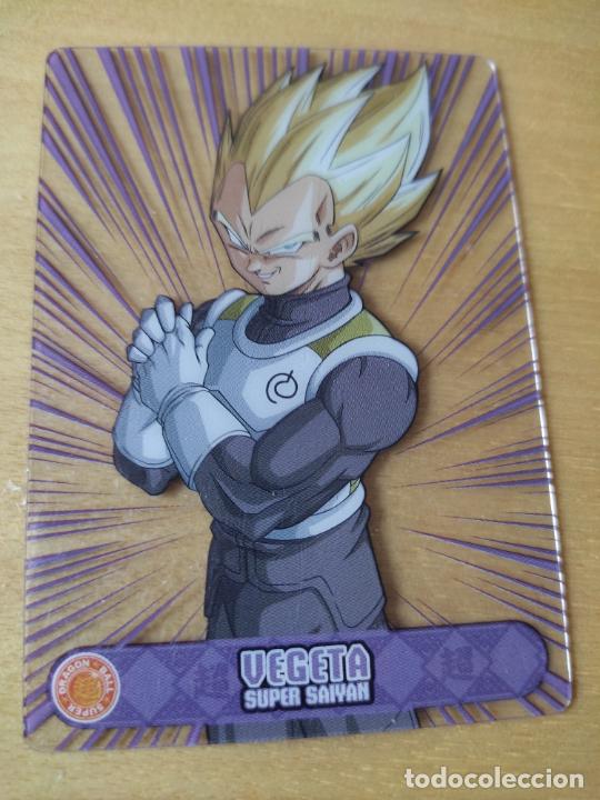 Postais: VEGETA SUPER SAIYAN 45 DRAGON BALL SUPER 2021 TRADING CARD VER FOTOS