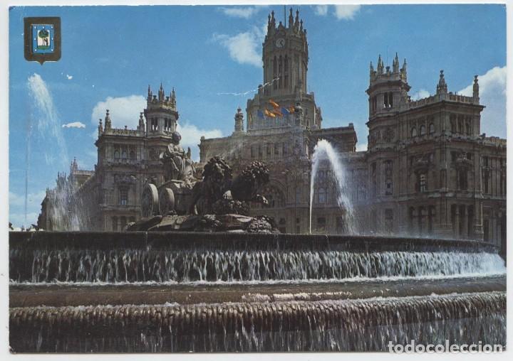 Postkarten: N&ordm; 45-MADRID. La Cibeles y Palacio de Comunicaciones. Sin circular. ED. DOM&Iacute;NGUEZ