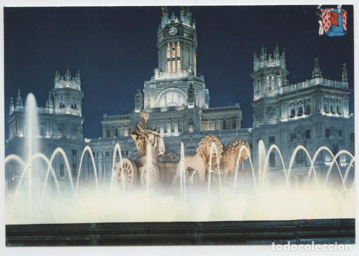 Postkarten: N&ordm; 156-MADRID. Fuente de Cibeles y Palacio de Comunicaciones. ED. BEASCOA