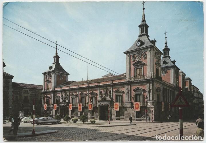 Postkarten: N&ordm; 102-MADRID. Palacio Municipal. Circulado en 1964. ED. GARC&Iacute;A GARRABELLA