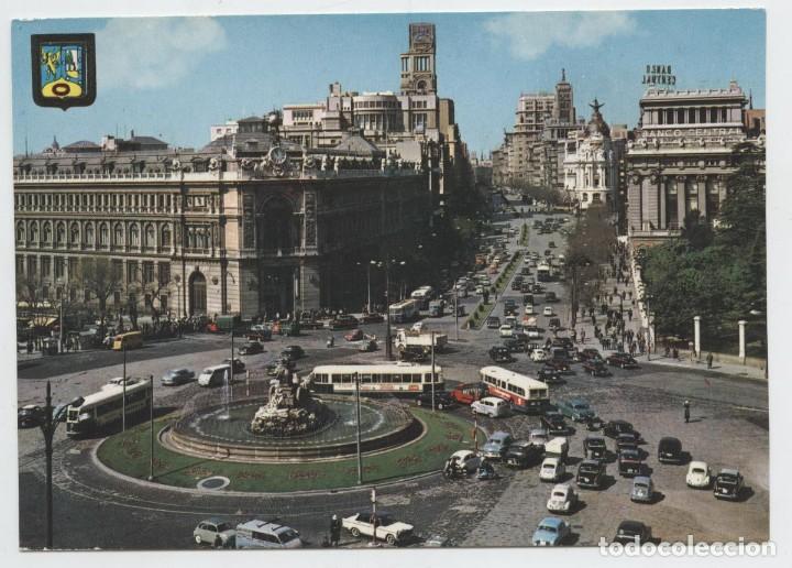 Postkarten: N&ordm; 76-MADRID. La Cibeles y Calle de Alcal&aacute;. ED. DOM&Iacute;NGUEZ
