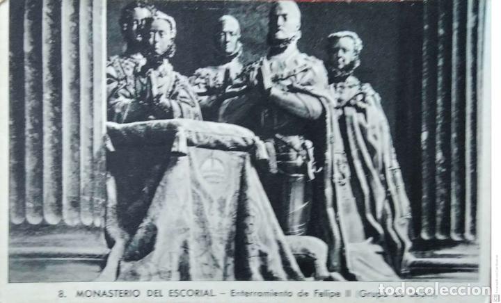 Postkarten: Monasterio del Escorial. 8 Entierro de Felipe Ii (Grupo Leoni). Roisin. Nueva. Blanco/Negro